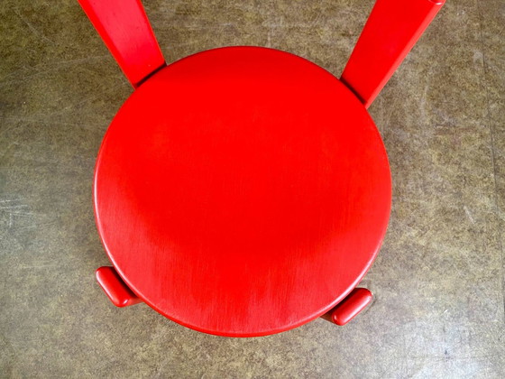 Image 1 of Set van 6 vintage stoelen Bruno Rey Kusch & Co jaren 1970 ontwerp nieuw gelakt