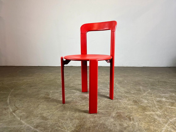 Image 1 of Set van 6 vintage stoelen Bruno Rey Kusch & Co jaren 1970 ontwerp nieuw gelakt