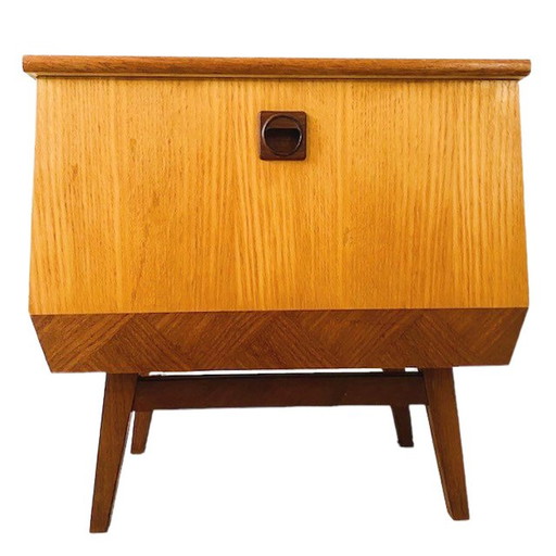 Vintage deens design nachtkastje teak jaren 60