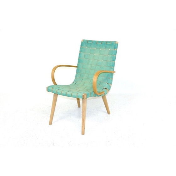 Image 1 of Vintage beukenhouten fauteuil, Zweden 1970