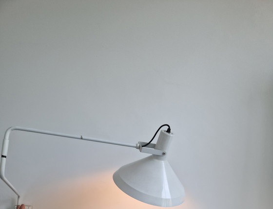 Image 1 of Vintage Anvia Hoogervorst zwenkarm/ elleboog lamp 1970s