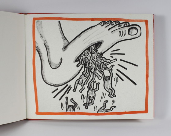 Image 1 of Tegen alle verwachtingen in door Keith Haring, 20 tekeningen. 1989