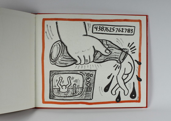 Image 1 of Tegen alle verwachtingen in door Keith Haring, 20 tekeningen. 1989