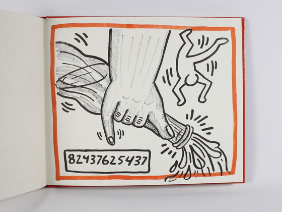 Image 1 of Tegen alle verwachtingen in door Keith Haring, 20 tekeningen. 1989