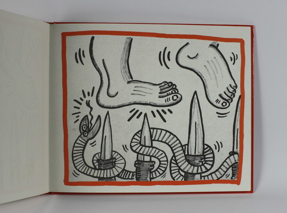 Image 1 of Tegen alle verwachtingen in door Keith Haring, 20 tekeningen. 1989