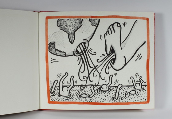 Image 1 of Tegen alle verwachtingen in door Keith Haring, 20 tekeningen. 1989