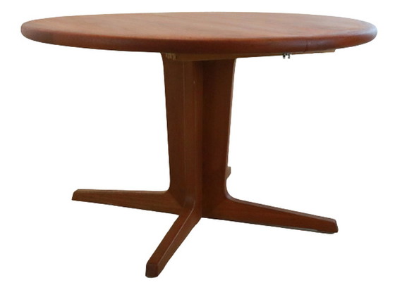 Image 1 of Vintage ronde eettafel verlengbaar Deens design