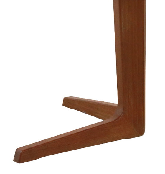 Image 1 of Vintage ronde eettafel verlengbaar Deens design