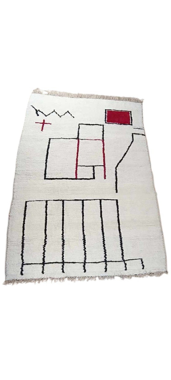 Image 1 of Berbertapijt Bohemien Wol Kleed Vloerkleed Berbertapijt Karpet Vintage Decoratie Tapijt