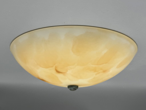 Vintage Marmeren Plafonnière 