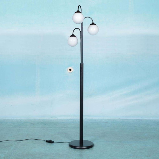 Image 1 of Space age waterfall vloerlamp glas, minimalist floor lamp