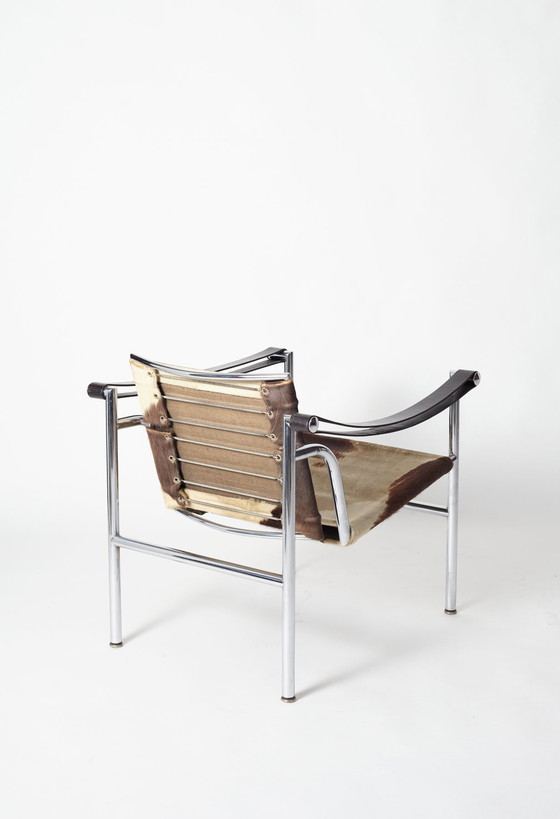 Image 1 of Lc1 Fauteuils van Cassina - Ontwerp van Le Corbusier en Pierre Jeanneret X 2