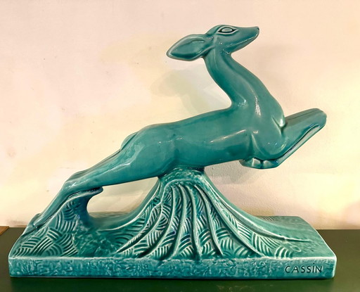 Art Deco Keramiek George Cassin La Biche