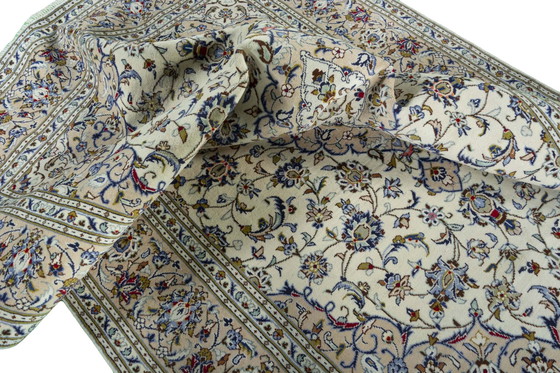 Image 1 of Handgeknoopt Kashan Kurk Oosters Tapijt - 293 X 200 Cm