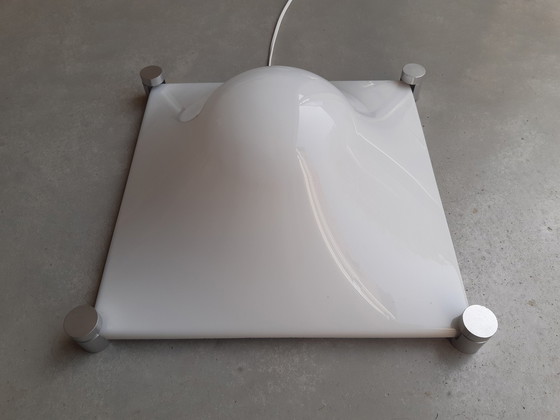 Image 1 of Plexiglazen space age plafondlamp wandlamp van Elio Martinelli voor Martinelli Luce