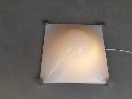 Image 1 of Plexiglazen space age plafondlamp wandlamp van Elio Martinelli voor Martinelli Luce