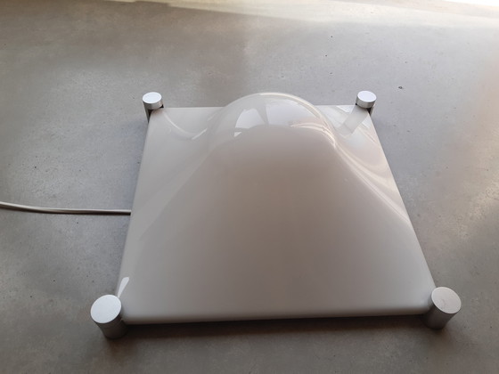 Image 1 of Plexiglazen space age plafondlamp wandlamp van Elio Martinelli voor Martinelli Luce