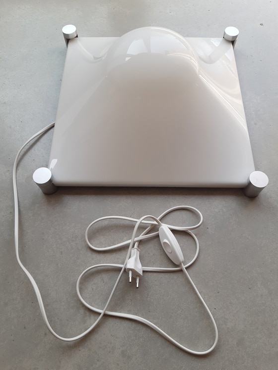 Image 1 of Plexiglazen space age plafondlamp wandlamp van Elio Martinelli voor Martinelli Luce