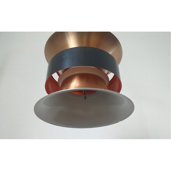 Image 1 of VEB Mettaldrücker Halle Vintage Hanglamp, 1970