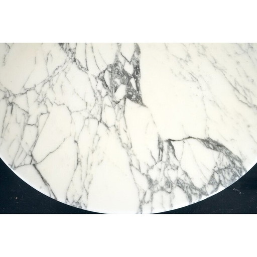 Vintage marmeren eettafel door Eero Saarinen voor Knoll International, Duitsland 1969
