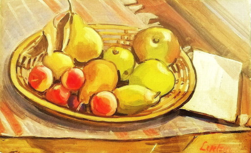 Robert Lepeltier ''  Stilleven Met Fruit '''