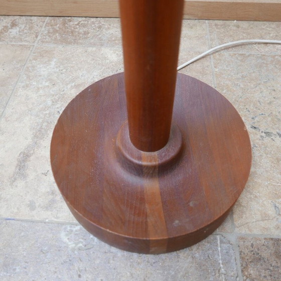 Image 1 of Vintage teakhouten vloerlamp, Denemarken 1970