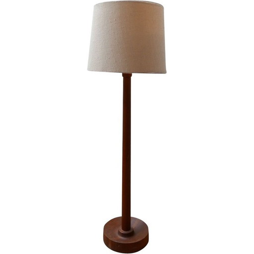 Vintage teakhouten vloerlamp, Denemarken 1970