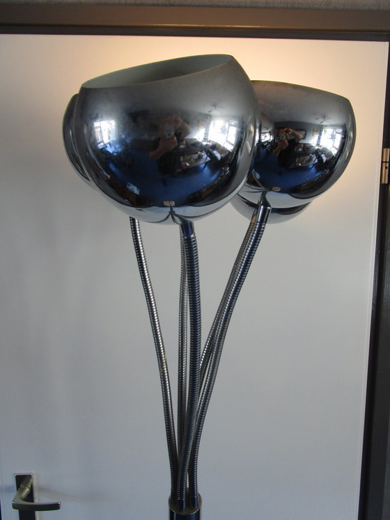 Image 1 of Vintage Vloerlamp Met 5 Bollen - Present Time Bv