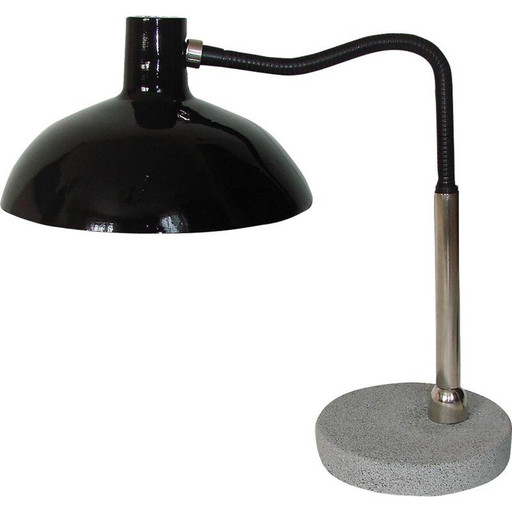 Vintage metalen en aluminium bureaulamp, 1960