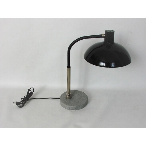 Vintage metalen en aluminium bureaulamp, 1960