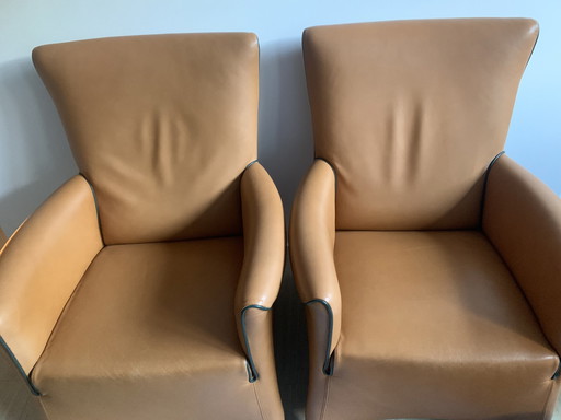 2x Wittmann Fauteuil + Zitsbank