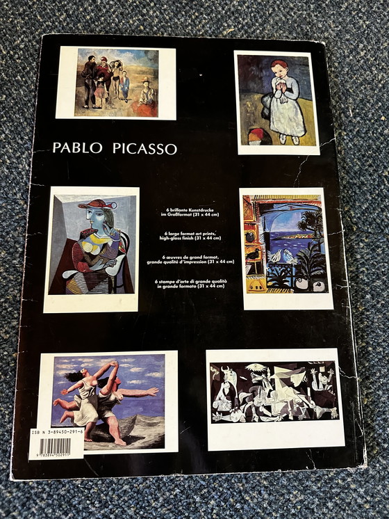 Image 1 of Pablo Picasso posterbook posterboek 6 platen