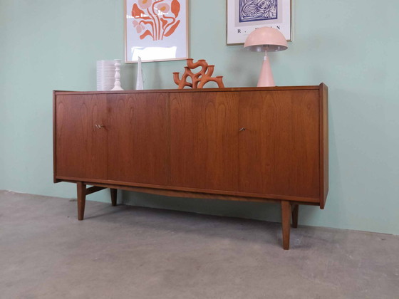 Image 1 of Vintage dressoir 50s 60s MidCentury 70s teakhout Dressoir