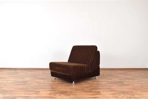 Duitse Mid Century Loungestoel, 1970S.