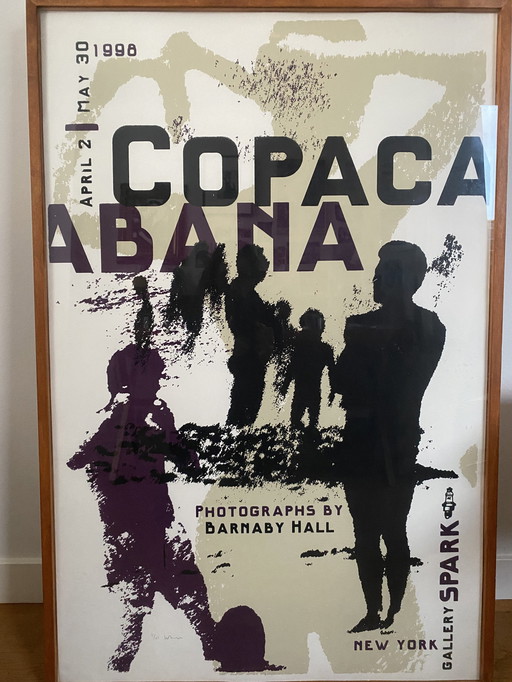 Copacabana Poster Spark Gallery New York 1998 Fotografie Barnaby Halll