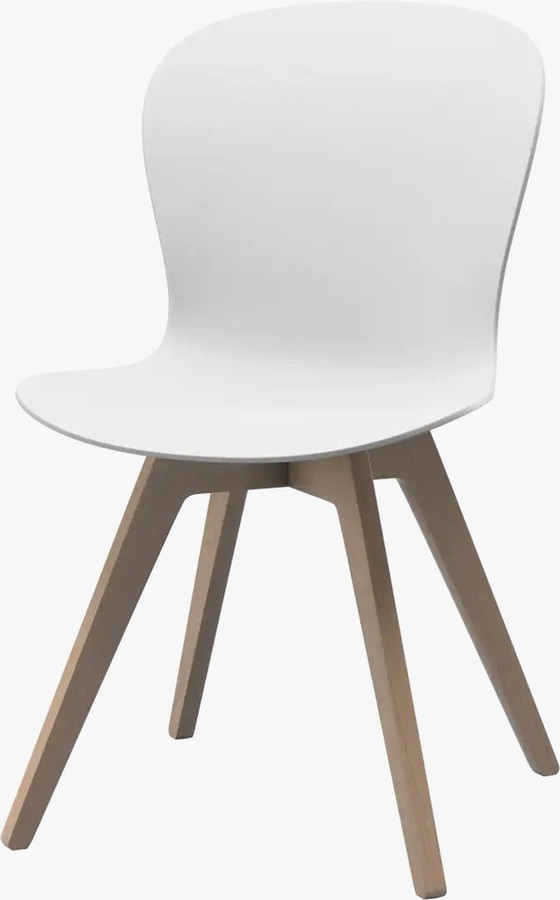 Image 1 of 6x BoConcept Adelaide eetkamerstoel - eiken / wit