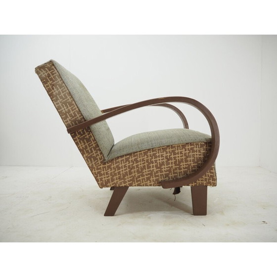 Image 1 of Vintage Art Deco fauteuil, Tsjecho-Slowakije 1940