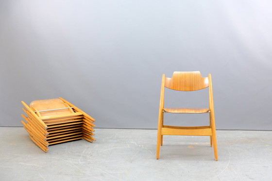 Image 1 of Vintage SE18 klapstoelen door Egon Eiermann voor Wilde + Spieth, set van 4