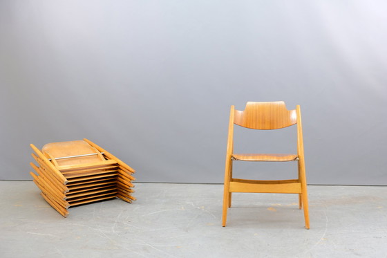 Image 1 of Vintage SE18 klapstoelen door Egon Eiermann voor Wilde + Spieth, set van 4