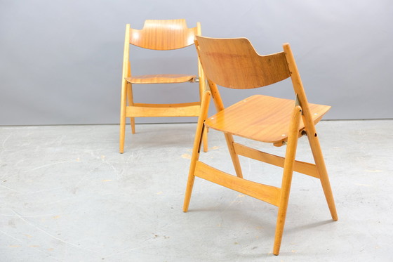 Image 1 of Vintage SE18 klapstoelen door Egon Eiermann voor Wilde + Spieth, set van 4