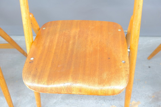 Image 1 of Vintage SE18 klapstoelen door Egon Eiermann voor Wilde + Spieth, set van 4