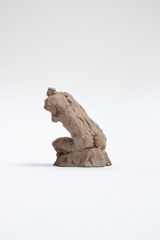 Image 1 of Yolande Ide (1931) - Terracotta sculptuur van een vrouwentorso