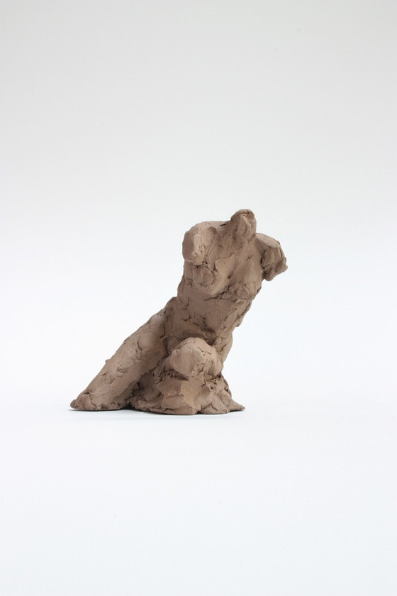 Image 1 of Yolande Ide (1931) - Terracotta sculptuur van een vrouwentorso