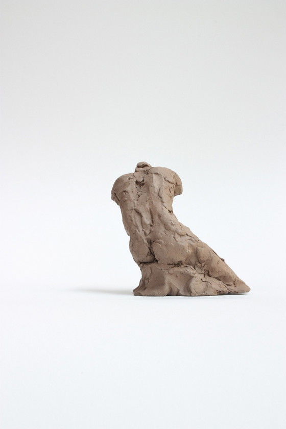 Image 1 of Yolande Ide (1931) - Terracotta sculptuur van een vrouwentorso