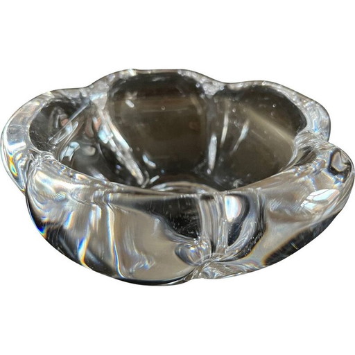 Daum vintage dienblad in kristal