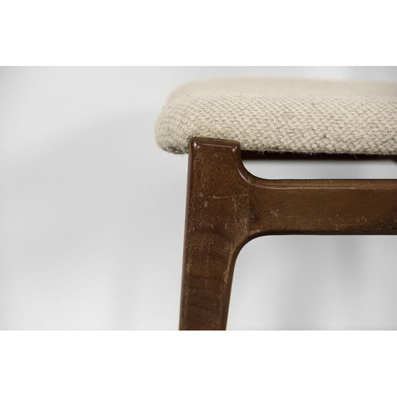 Image 1 of Set van 4 Scandinavische teakhouten eetkamerstoelen uit het midden van de vorige eeuw, Denemarken 1960