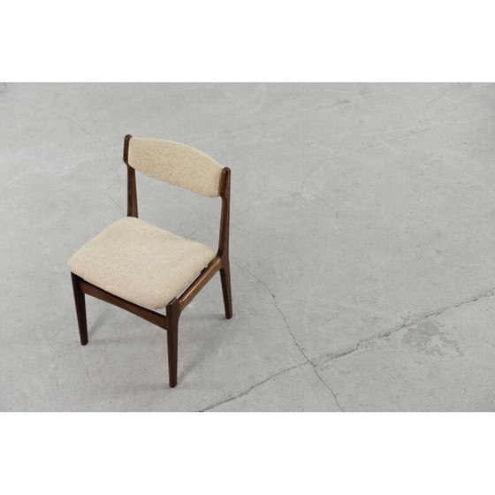 Image 1 of Set van 4 Scandinavische teakhouten eetkamerstoelen uit het midden van de vorige eeuw, Denemarken 1960