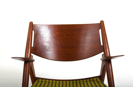 Image 1 of CH-28 Fauteuil in teak van Hans J. Wegner voor Carl Hansen & Søn, 1960