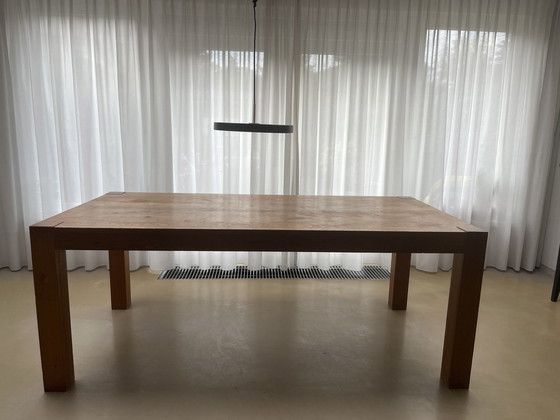 Image 1 of Eetkamer Eiken Houten Tafel