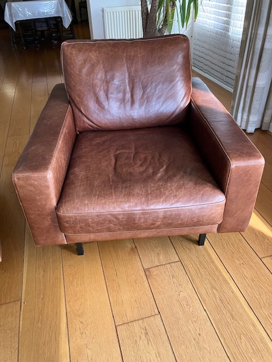 Image 1 of 2x Lederland fauteuils